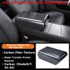 For Tesla Model Y Juniper -2026 Center Armrest Booster Pad Suede Leather Magnetic Storage Box Model 3 Higher Armrests Box