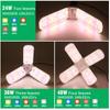 24W 36W 48W LED Grow Light E27 Foldable Phyto Lamp Full Spectrum SMD2835 Bulb for Indoor Plants Bloom Flowering Grow Lamp Garden