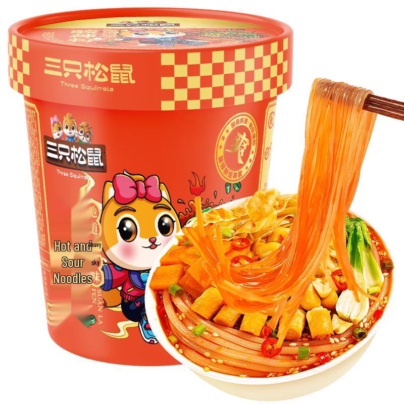 Three Squirrels Chongqing Sour & Spicy Instant Noodles