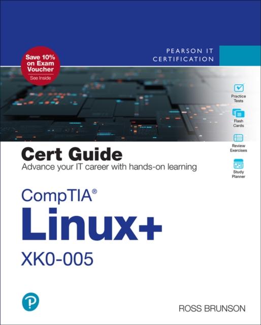 Kniha CompTIA Linux+ XK0-005 Cert Guide