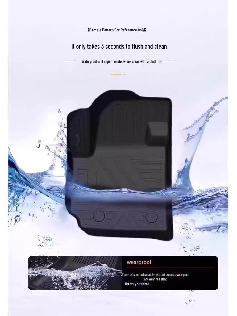 Waterproof TPE Wear-Resistant Floor Mats for 25-Year-Old Chery J6/J7/OMODA RHD Vehicles