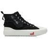 Li Ning CF Casual Comfortable Wear-Resistant Lightweight High-Top Skate Shoes Men Sneakers Black White AGCR319-2