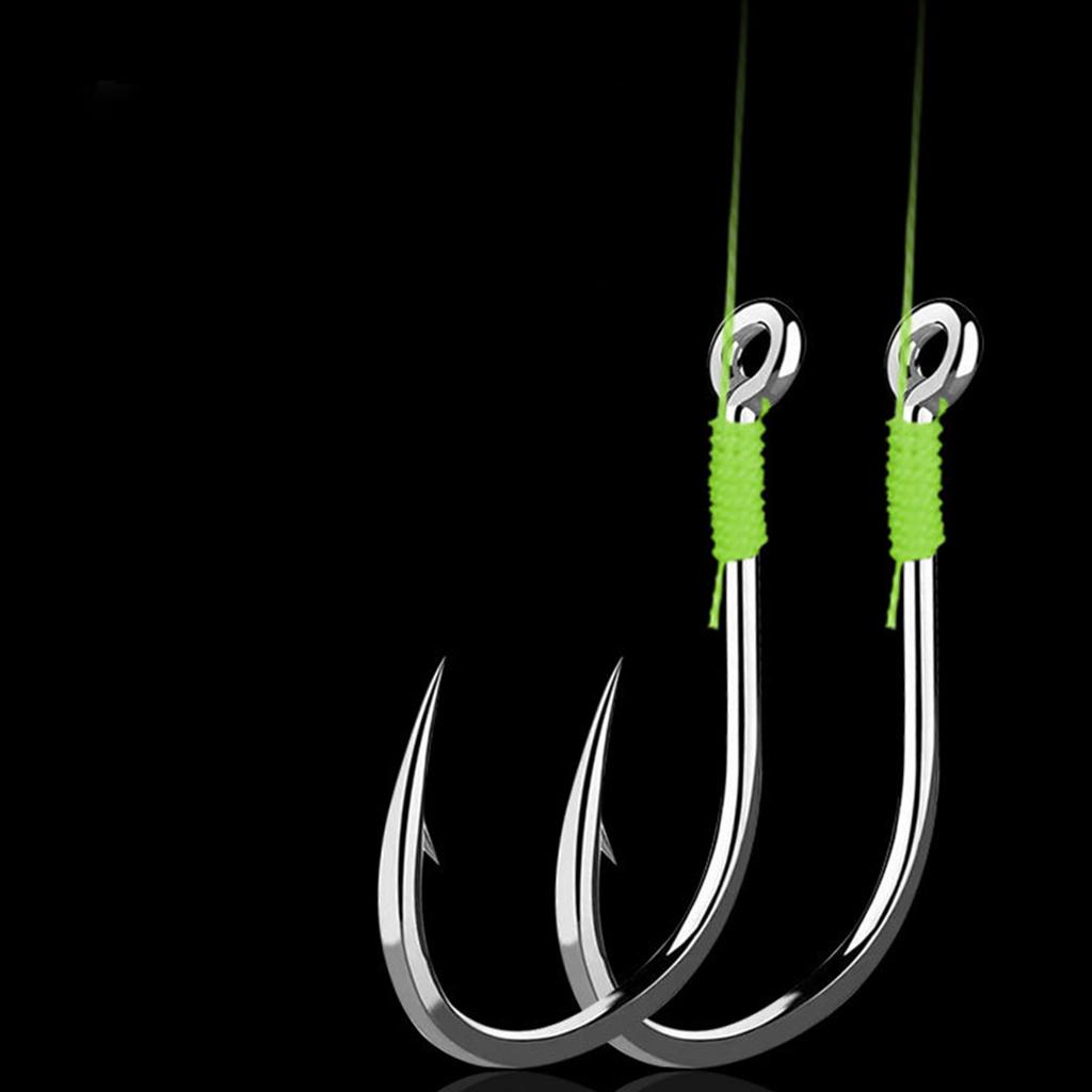 Double Hook Fishing Line Set String Hook Fishing Bait Cage Float Fishing Lure Bait Trap Fishing Tackle Accessories