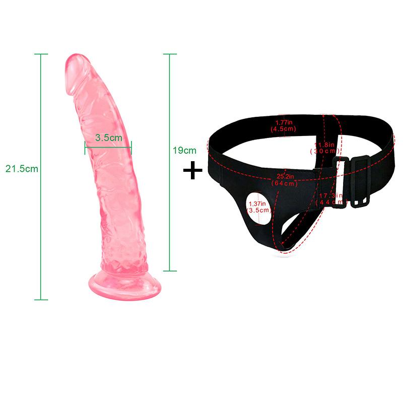 Lesbian Strapon Dildo Panties Realistic Penis Strap-on Dildo Butt Plug Belt Gay Anal Plug Suction Cup Sex Toys for Women
