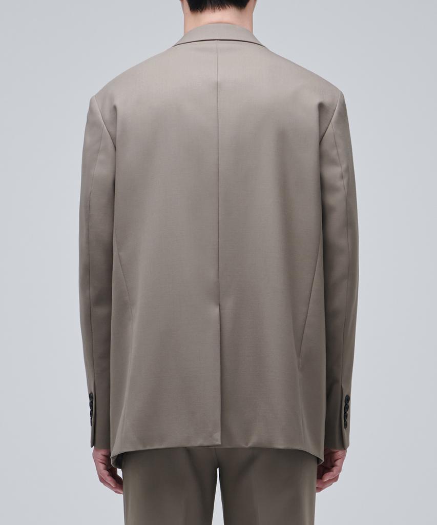 Musinsa Standard Wool Blend Relaxed Basic Blazer [Dusty Beige]