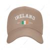 Unisex Baseball Cap Ireland EST Independence Day Wild Sun Shade Peaked Adjustable Outdoor Caps for Unisex Women