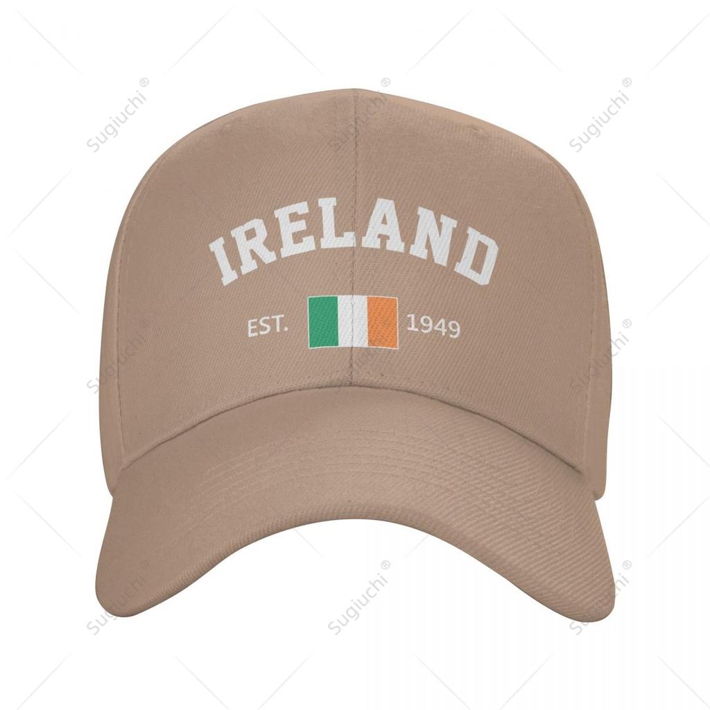 Unisex Baseball Cap Ireland EST Independence Day Wild Sun Shade Peaked Adjustable Outdoor Caps for Unisex Women