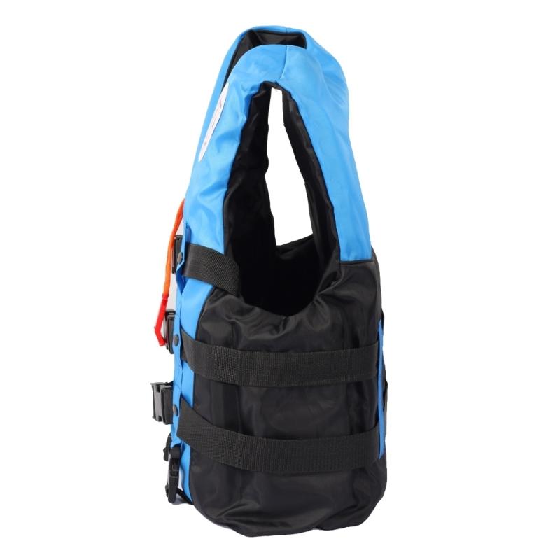 Kids Swimming Life Vest Adjustable Boating Drifting Aid Jackets Buoyancy Jackets with Whistle for Water Sports Activity