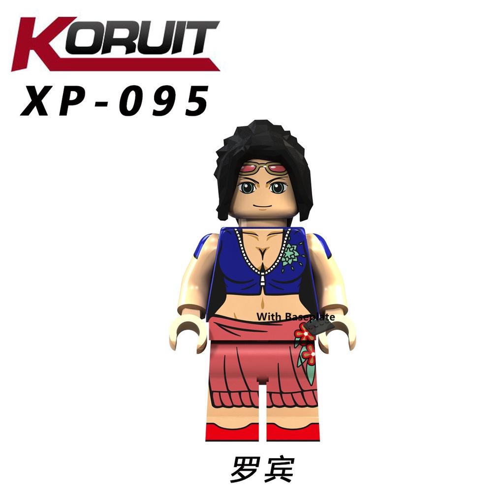 Minifigures Anime Film and Television Series One Piece King Luffy Solonna Beauty Robin Building Blocks Toys for Kids