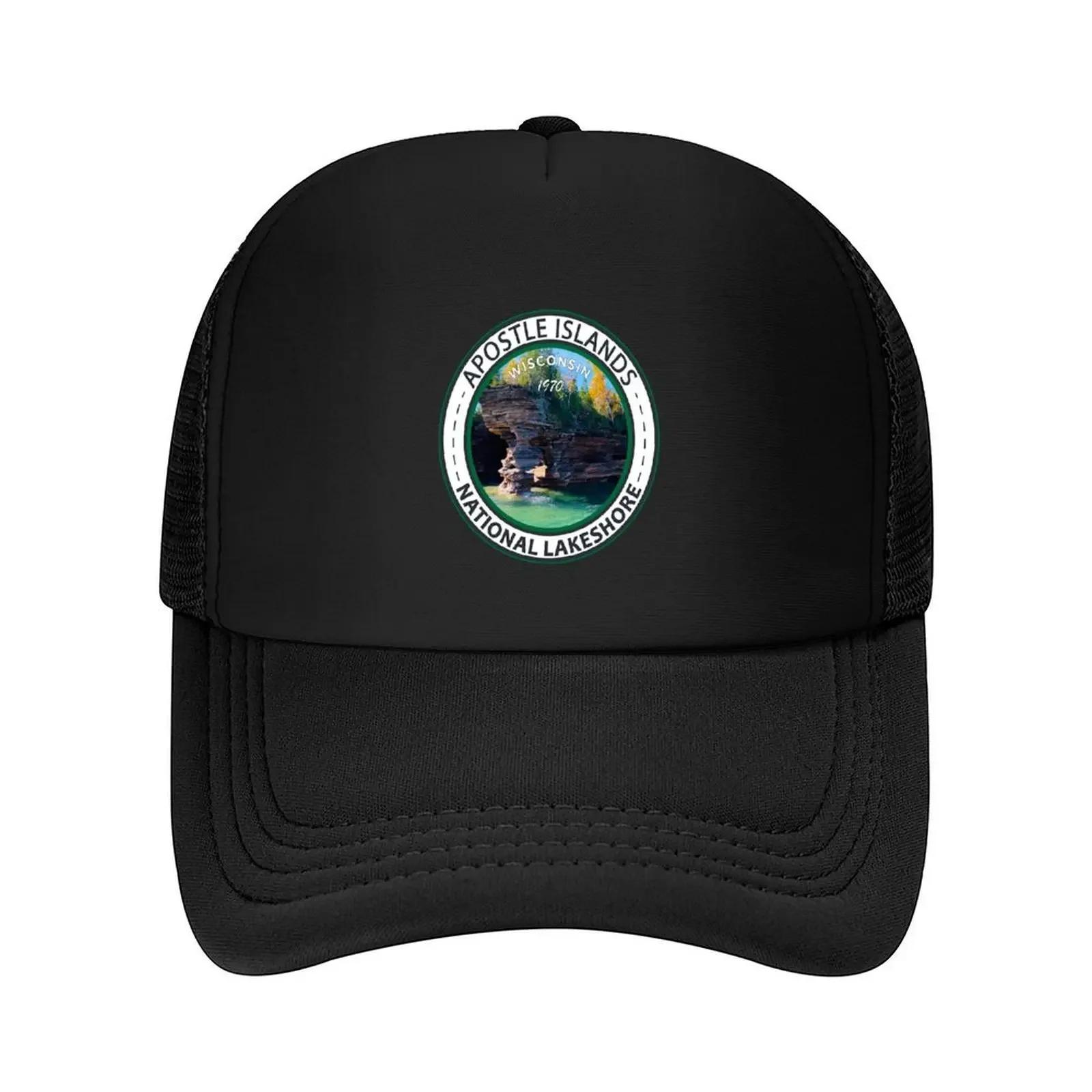 Apostle Islands National Lakeshore Wisconsin Badge Baseball Cap Streetwear Luxury Unisex Hat hats for Unisex Women Unisexs
