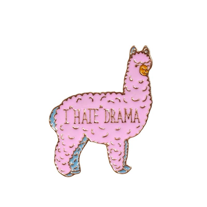 

Милі Kawaii Брошки-Шпильки Веселка Вівця Лисиця Альпака Лама Свиня Мультяшні Тварини Наколірник Металева Значок Колекція Жіночі Прикраси Подарунки