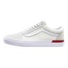Old Skool Men's Low Top Skate Shoes White Red Shock Absorbing Durable VN0A38G1RZH