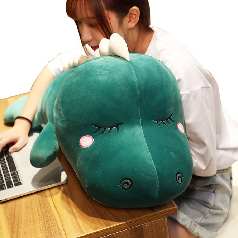 Dinosaur Toy Plush Cartoon Doll Sleeping Throw Pillow Decorate Gift Children
