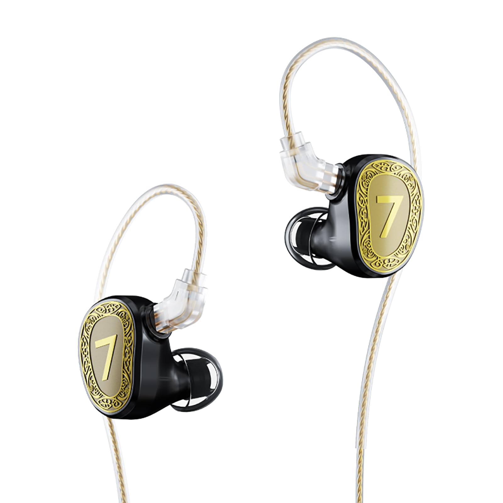 

Linsoul 7Hz Elua Ultra Динамические (2DD) Гибридные внутриканальные мониторы с высококлассными двойными динамическими драйверами (10 мм + 8 мм), Конструкция с двумя ядрами для полной пропускной способности