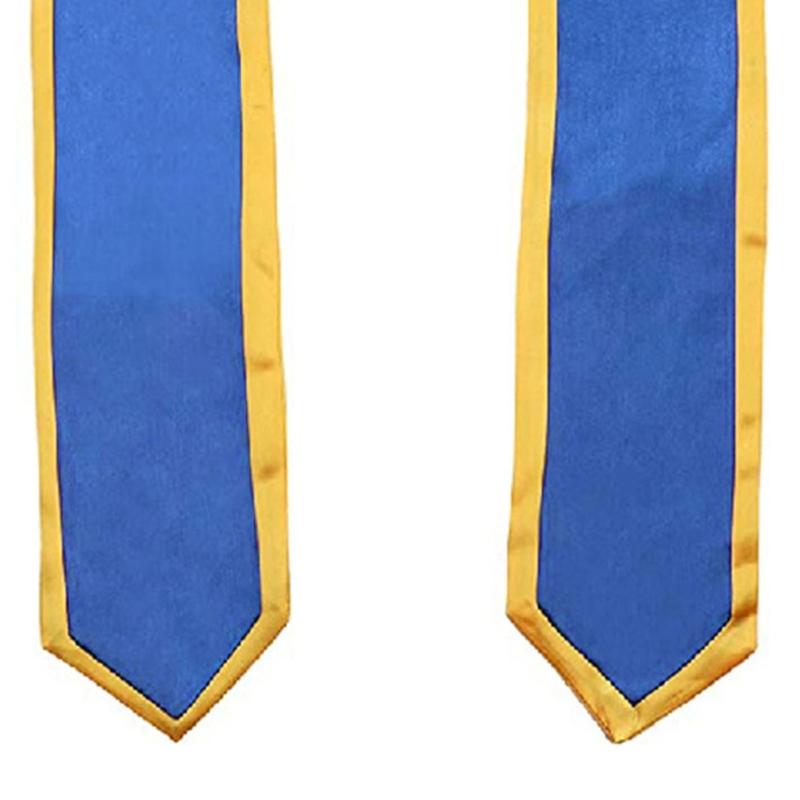 Color Matching Satin Fabric Graduation Stole Happy Graduation Party Accessory