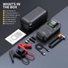 5000A 150PSI Car Jump Starter with Air Compressor Auto Tire Inflator, Large LCD Display, LED Light, for Cars, Bike & Motorcycle