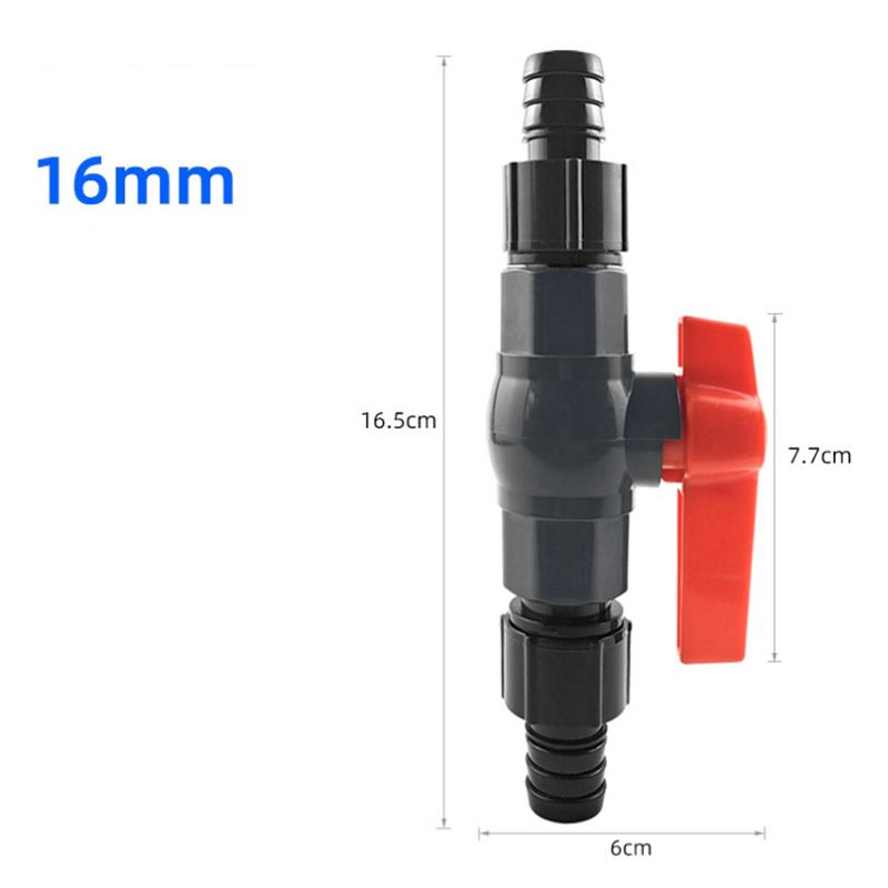16mm/20mm Aquarium Air Water Regulator Flow Tube Pipe Divider Adjustable Water Pump Filter Volume Control Valve Large Size