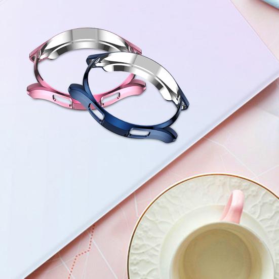 Protective Frame Thickened Design Sweat-proof TPU 40/42/44/46mm Waterproof Watch Protector Shell for Samsung Galaxy Watch 4/4 Classic