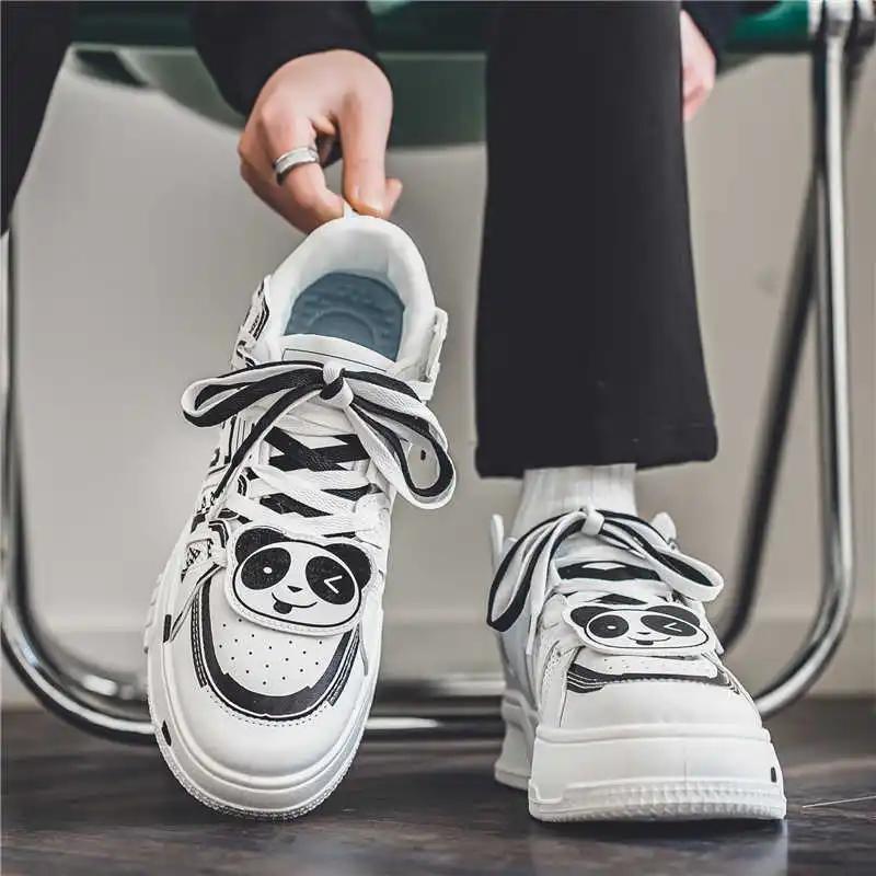 Fashion Soft Sole High-top Black Shoes Men Sneakers Casual Jogging Man Sport Luxury Men Sports Shoes Fitness Foot-wear Cool Tenys