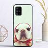 Soft Phone Cover For Samsung Galaxy A32 A12 A52 A53 A22 5G A11 A21S A50 A10S A20E A30S A40 A51 A70 A71 CASE Lovely Pug Dog