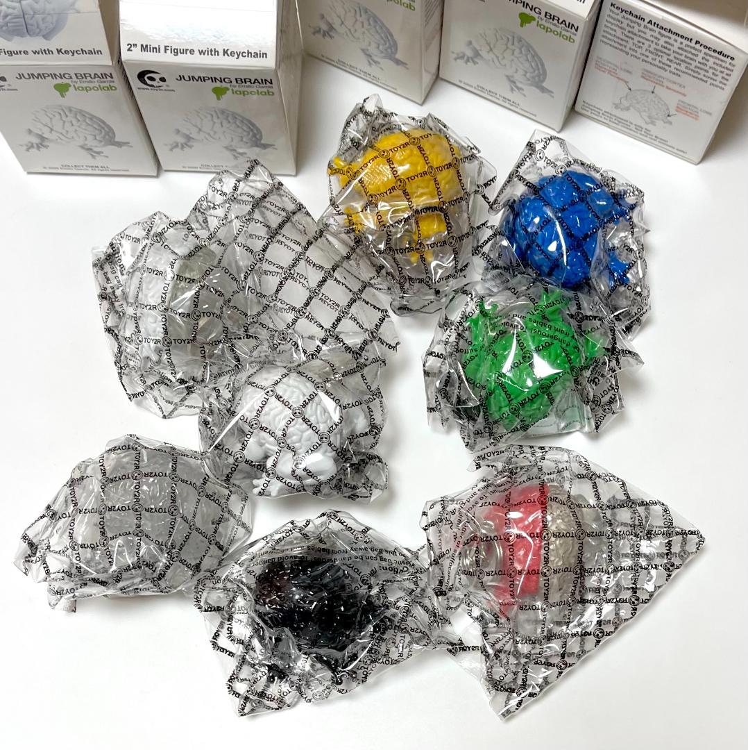 

[USED] Jumping Brain Bag, 8-Pack, 2-Inch Figures