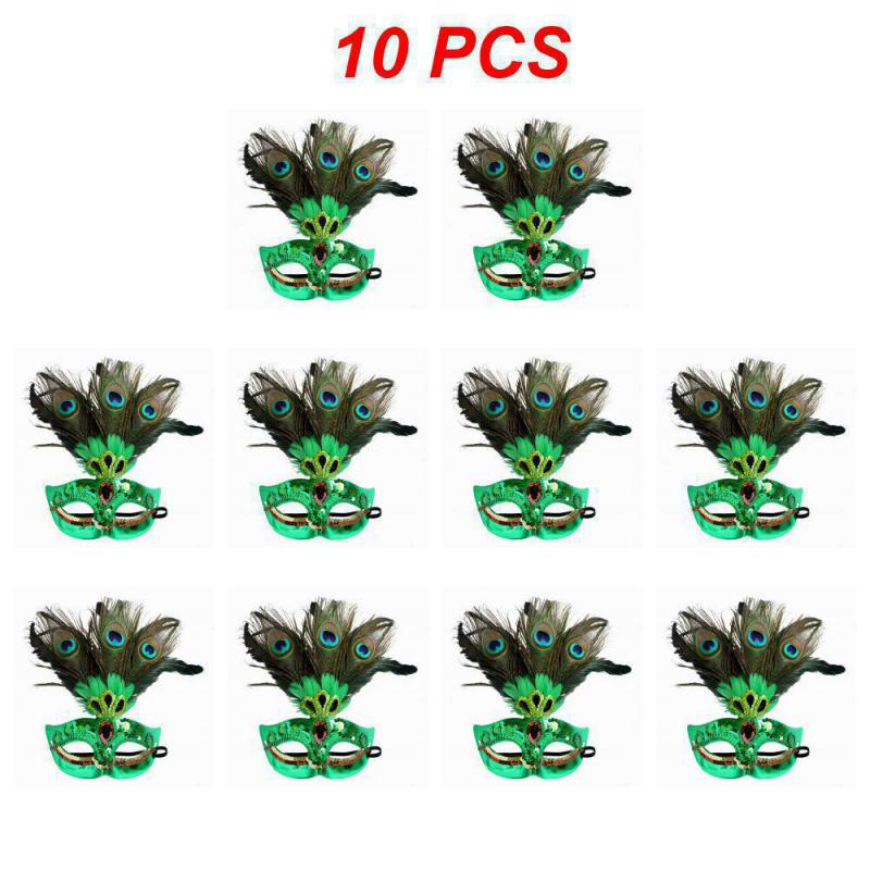 10/Mască de păun, mască de Crăciun, Halloween, la modă, mascaradă, petrecere de ziua de naștere, jucărie pentru petrecere