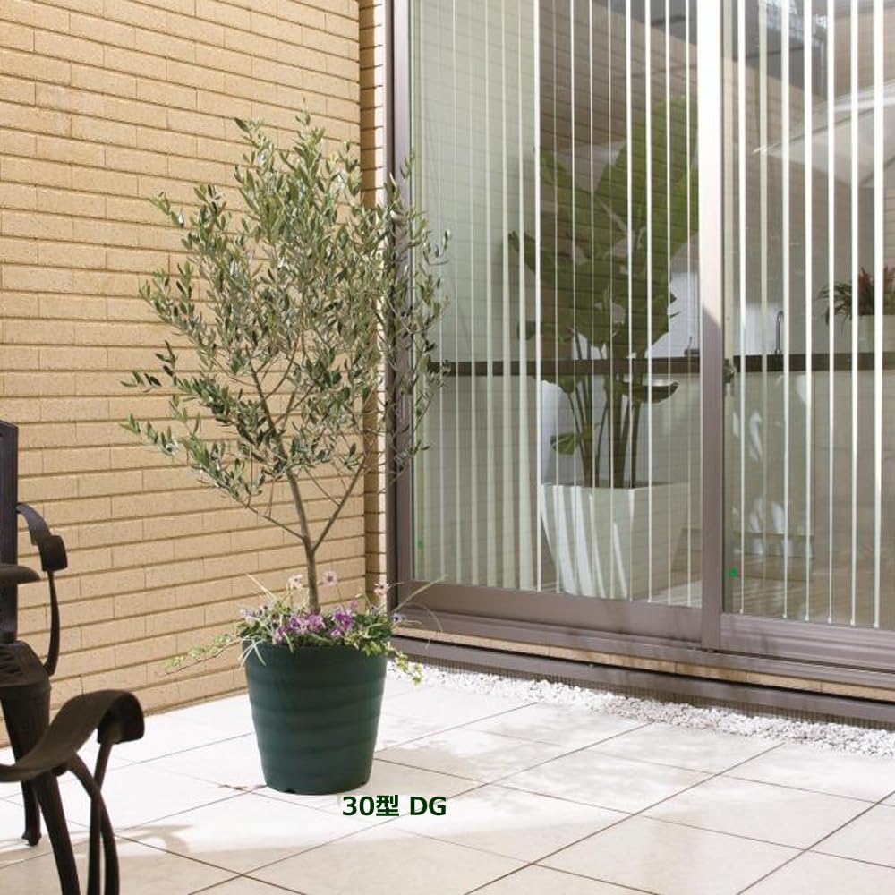 Yamato Plastics Flegler 27mm Diameter X 270mm 10L Soil Ivory Pot, Height, Capacity,