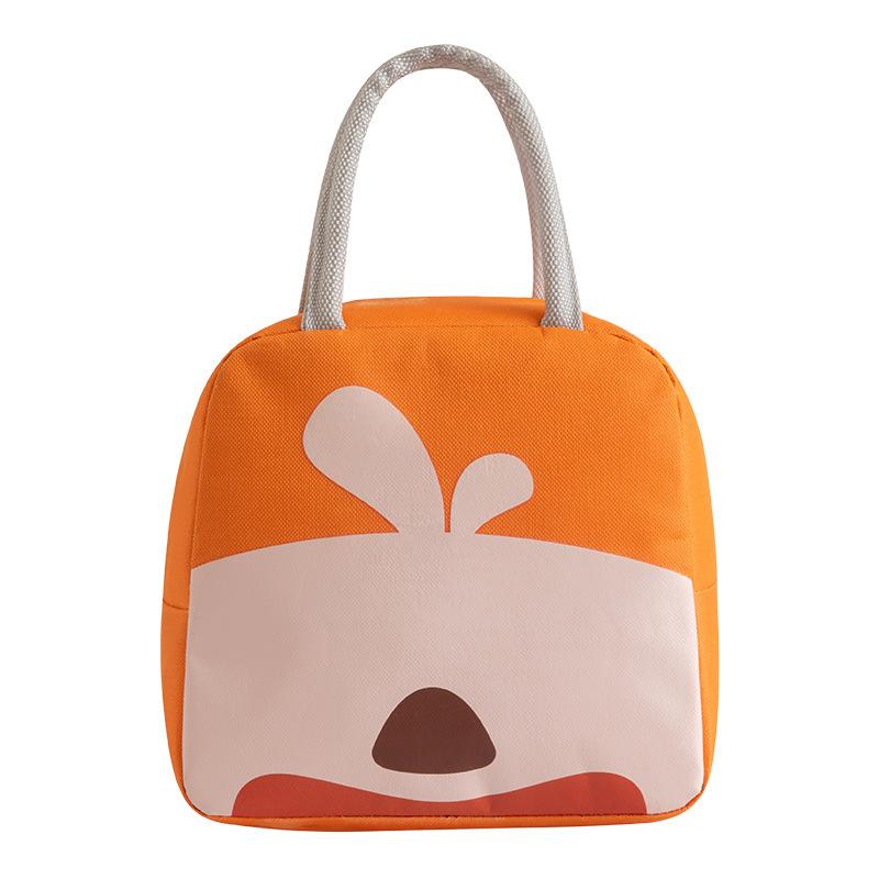 Insulated Lunch Bag Handheld Lunch Bag Large Portable Cute Cartoon Bento Bag