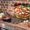Szklana płyta ochronna na kuchenkę 2x30x52 Pizza