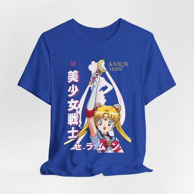 Unisex Sailor Moon T-Shirt - Anime Grafik-T-Shirt im Manga-inspirierten Stil