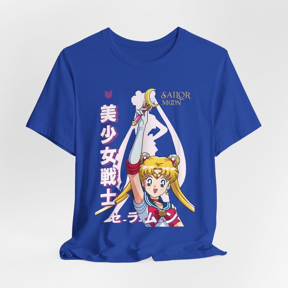 

Унисекс футболка Sailor Moon - Аниме футболка с графикой в стиле манги L