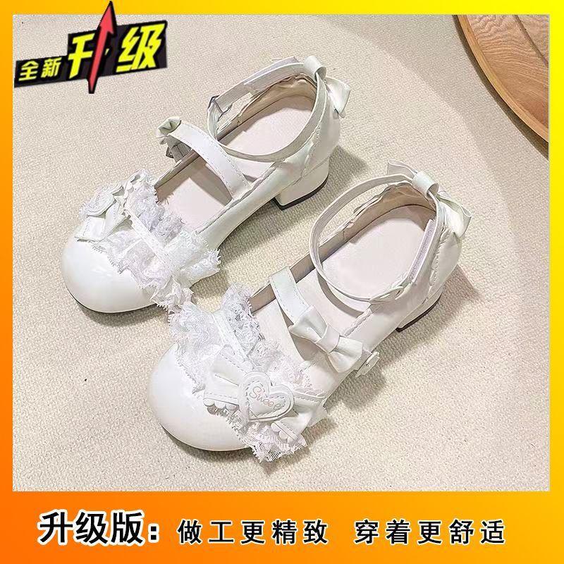 Versatile Cute Bow Mary Jane Shoes Female Internet Celebrity Explosion Night Breeze Temperament Comfortable Round Head Non-slip Shoes 2025