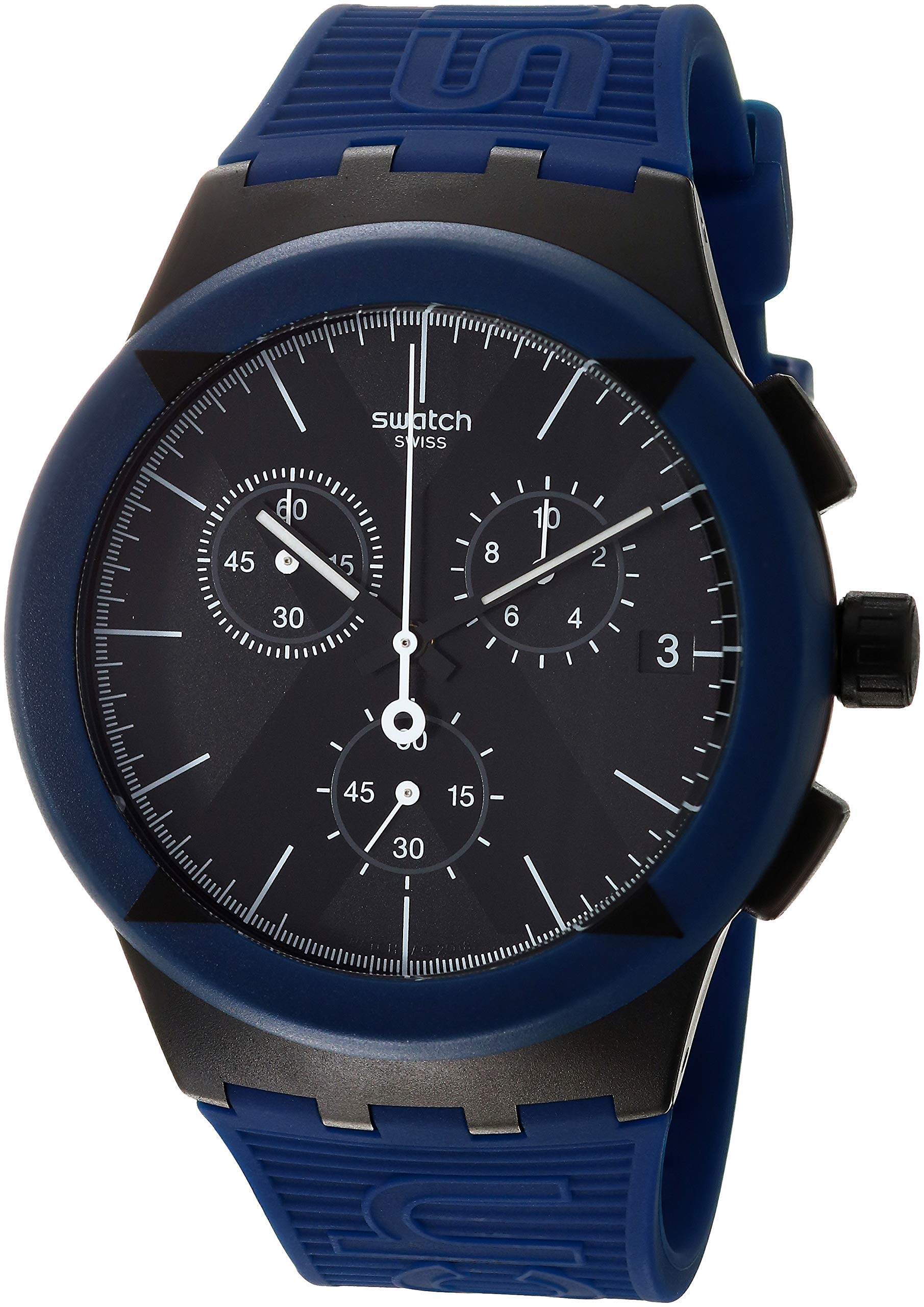 

[Swatch] Часы X-DISTRICT BLUE CHRONO SUSB418 Оригинальный импортный продукт Синий