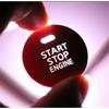 Red ABS Car Interior Engine Start Button Replace Trim For Mazda ATENZA AXELA