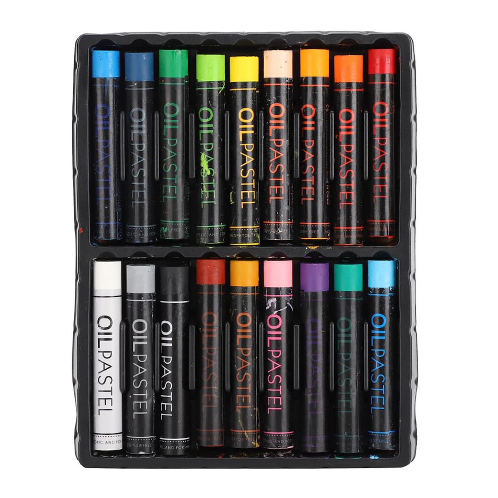 Oil Pastel 18 HeavyColor Graffiti Crayon Set Children Cartoon Painting Pastel Pencil