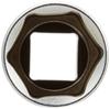 Yamashita Kogyo Kenkyusho Wheel Nut Overall Length Ko-ken 1/2" (12.7mm) SQ. Socket, 60mm, 21mm, 4300M-21(L60)