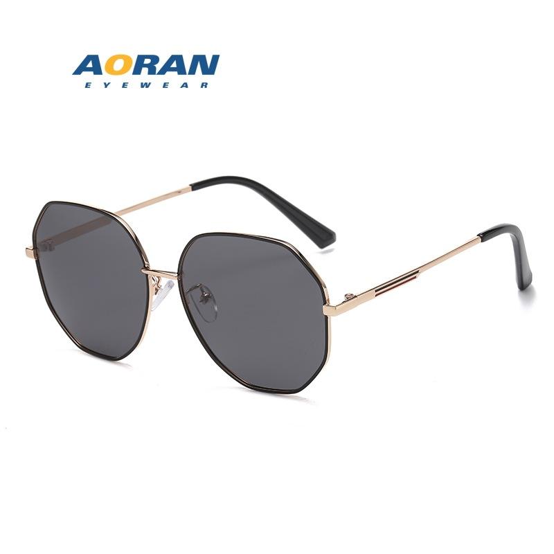 New polarized sunglasses for women, high-end, specifically for driving, UV protection, slimming effect for large faces, suitable for nearsighted