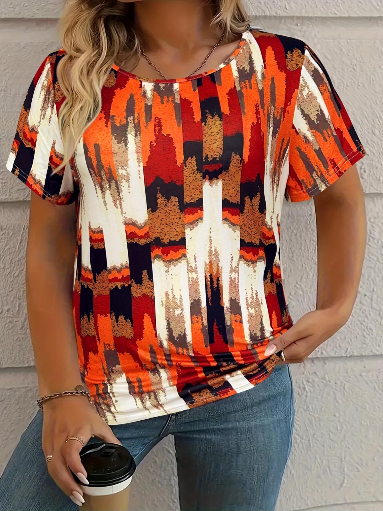 

Women s Stretch Patchwork Blouse Top - Short Sleeve Round Neck Summer Tunic Shirt with Multicolor Suitable for Casual Wear. Machine Washable Stretchab S дубильная кора