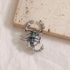European & American Retro Scorpion Brooch: Personality Enamel Alloy Pin, Unisex Suit Accessory