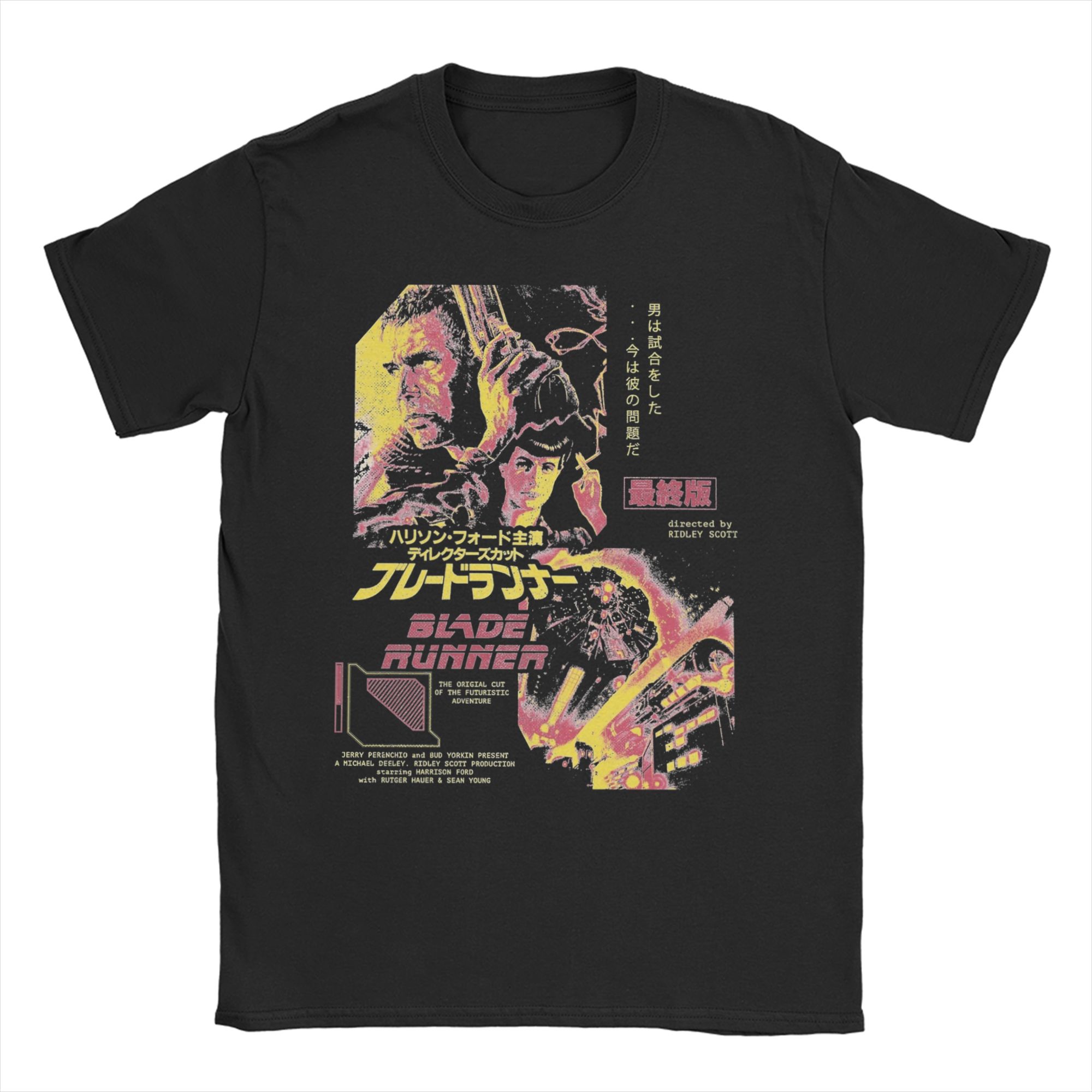 

Unisex WOMEN Blade Runner Poster T Shirts Pure Cotton Clothes Leisure Short Sleeve Crew Neck Tees Summer TShirts 4XL