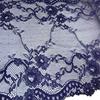 23cm wide Dark blue Floral Elastic Spandex Mesh Lace Fabric for Lingerie, Bra, Underwear, Garment, Sewing & Crafting