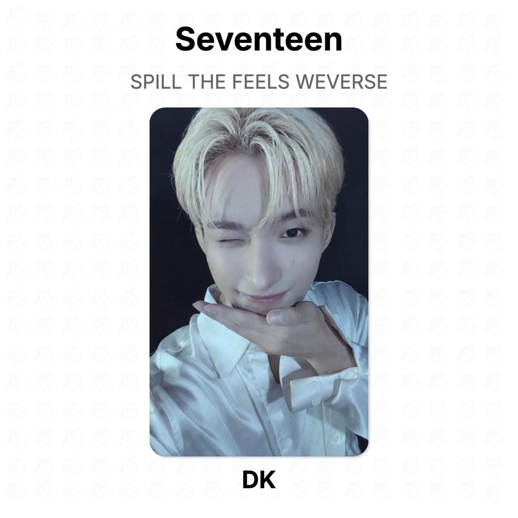 Seventeen SPILL THE FEELS WEVERSE Official Photocard