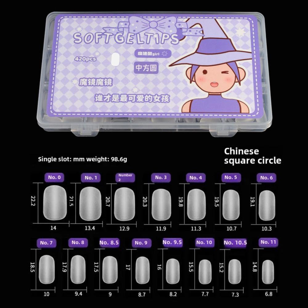 Gifts Ultra Short Matte Nail Tips Thin Seamless No Trace Artificial Nails Waterdrop Almond Shape Nail Stickers