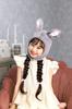 Clearstone Cosplay Halloween Fluffy Gray Headgear, Bunny, Kids,
