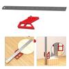 Versatile Marking Gauge Carpenters Square Versatile Woodworking Center Finder Square Suitable for Woodworking DIY Crafts