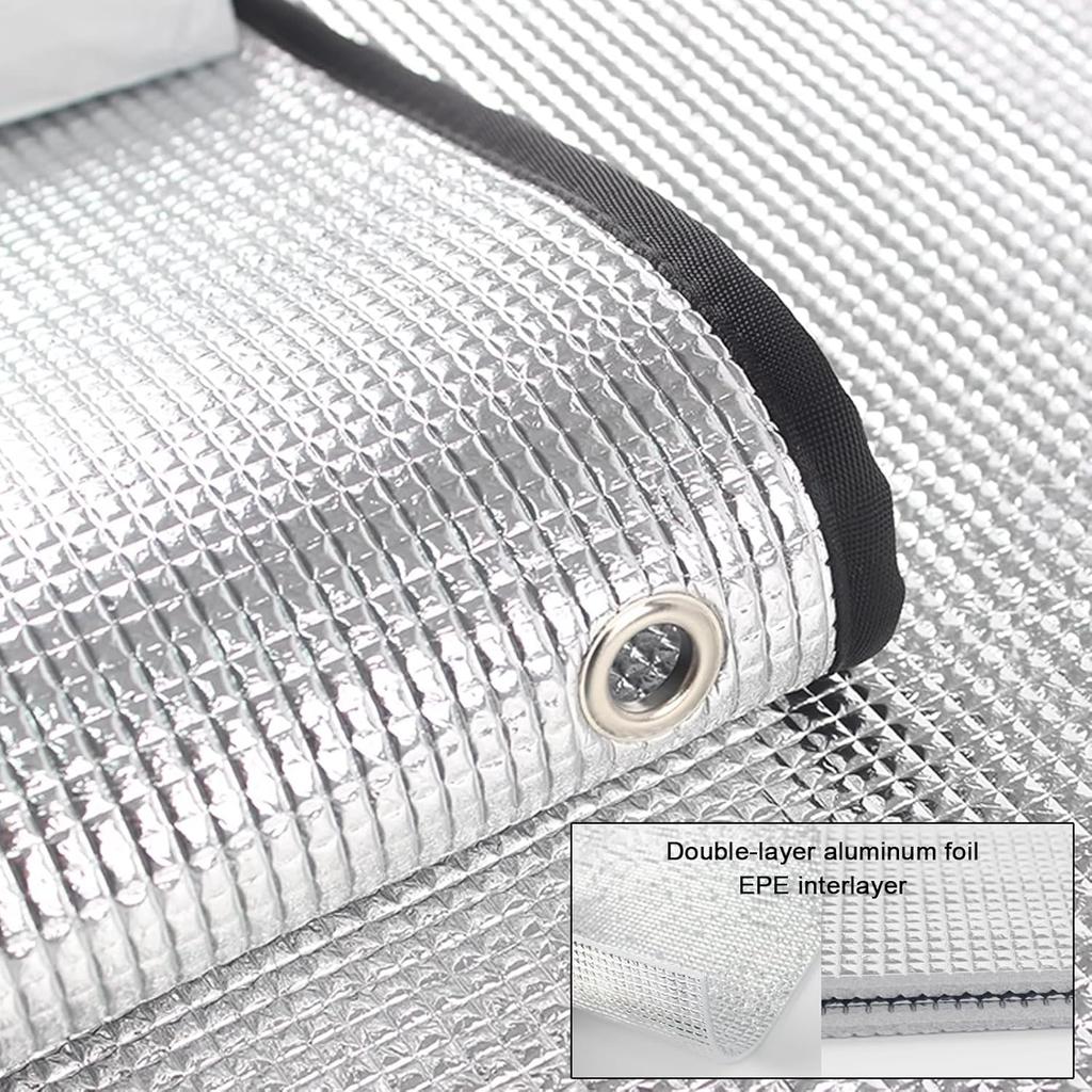 Anti UV Glare Window Tint Film Heat Control Aluminum Foil Insulation Film Privacy Blackout Sun Protection Window Film