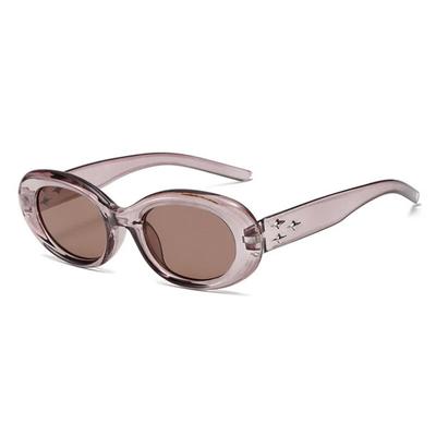 Mode Y2k Sonnenbrille mit kleinem Rahmen Cool Girls Trend Punk Oval Sonnenbrille Leichter Luxus Designer Retro Sport Sonnenbrille