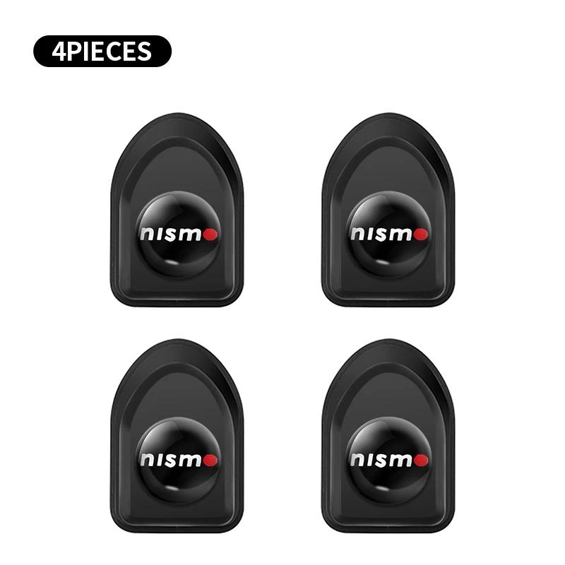 Fashion Mini Car Hooks Black Plastic Self Adhesive Invisible Hooks For Nissan Tiida Teana Skyline Juke X-trail Car Accessories