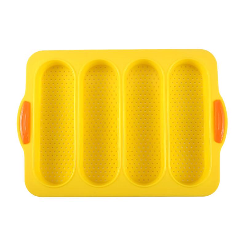 Silicone 4-Slot Baguette Baking Mold