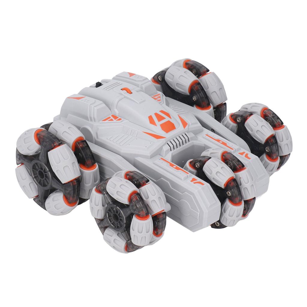 2.4Ghz RC Stunt Car Gesture Sensing 360 degrees  Turning Lighting 5 Wheels Remote Control Vehicle Toy Grey